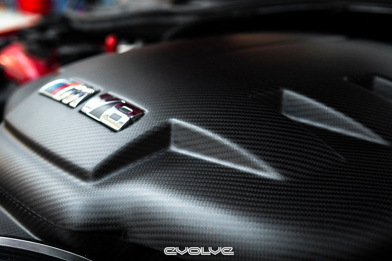 Load image into Gallery viewer, Eventuri BMW E9X M3 (S65) Black Carbon Inlet Plenum - Matte
