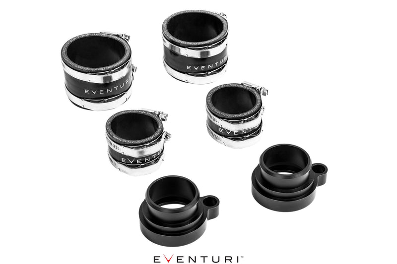 Load image into Gallery viewer, Eventuri BMW F8X M2C M3 M4 S55 Black Carbon Charge Pipe Set - Matte
