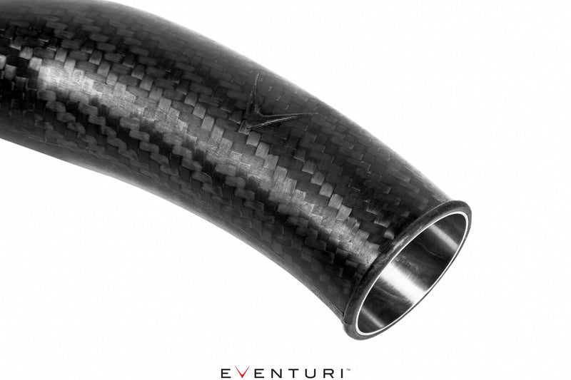 Load image into Gallery viewer, Eventuri BMW F8X M2C M3 M4 S55 Black Carbon Charge Pipe Set - Matte

