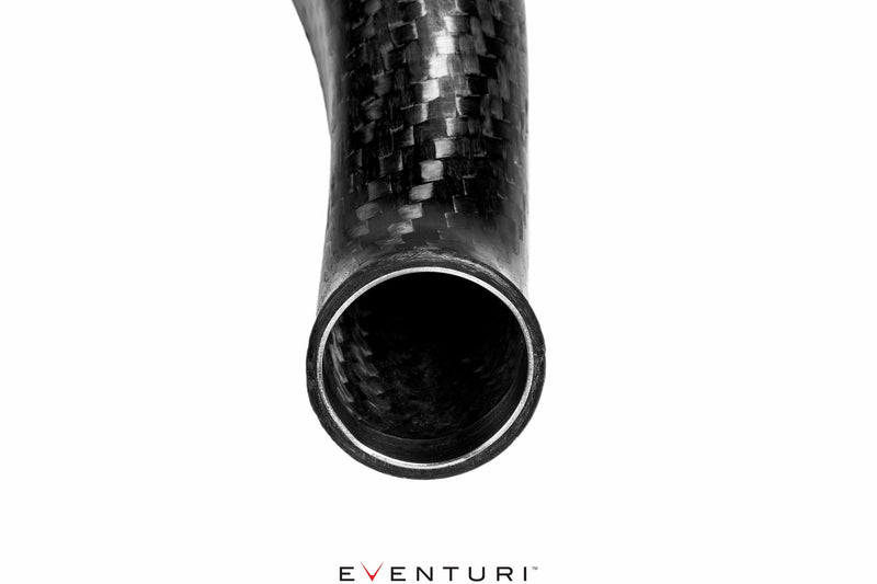 Load image into Gallery viewer, Eventuri BMW F8X M2C M3 M4 S55 Black Carbon Charge Pipe Set - Matte
