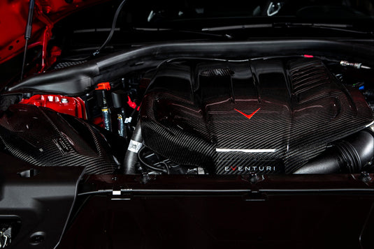 Eventuri G29 Z4 / A90 Supra (B58) Black Carbon Engine Cover