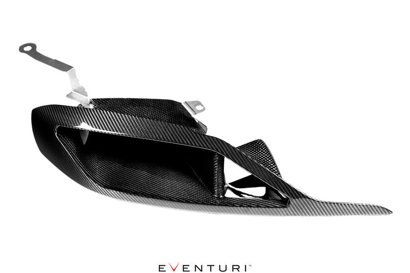 Load image into Gallery viewer, Eventuri Toyota A90 Supra Black Carbon Headlamp Race Duct
