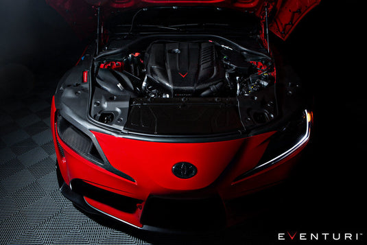Eventuri Toyota A90 Supra Black Carbon Headlamp Race Duct