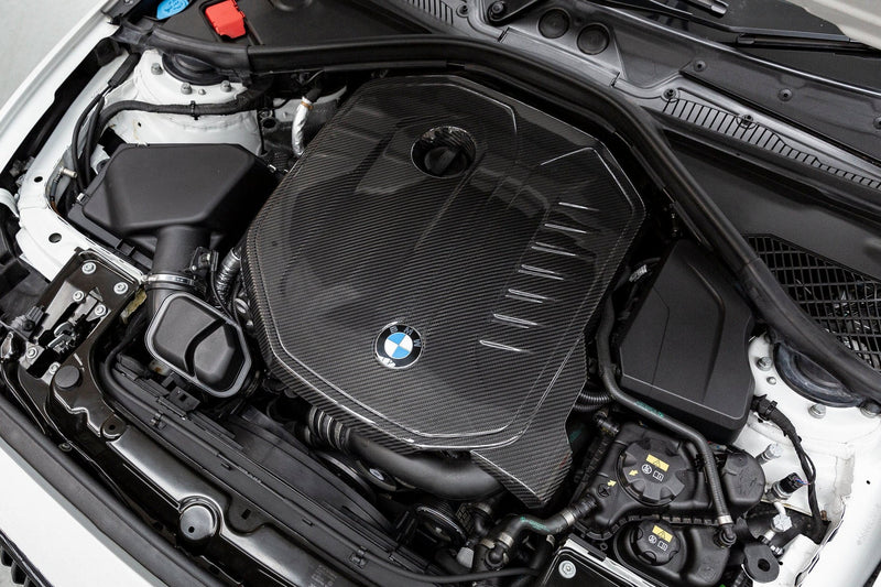 Load image into Gallery viewer, Eventuri BMW B58 Black Carbon Engine Cover
