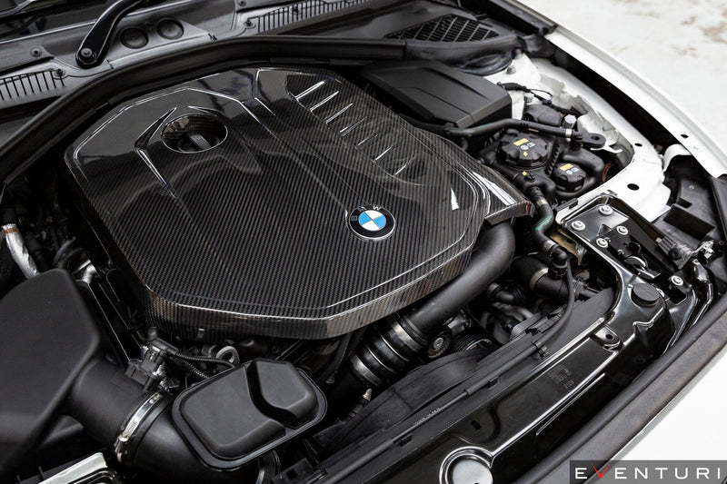 Load image into Gallery viewer, Eventuri BMW B58 Black Carbon Engine Cover
