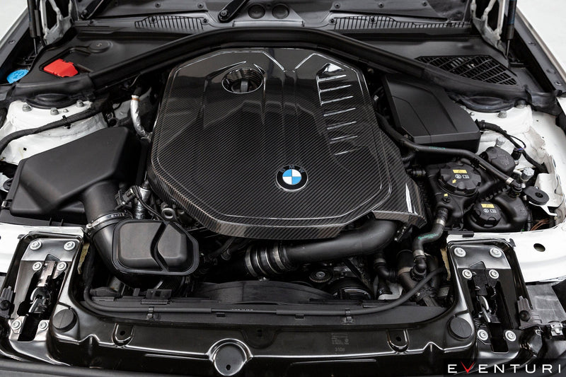 Load image into Gallery viewer, Eventuri BMW B58 Black Carbon Engine Cover

