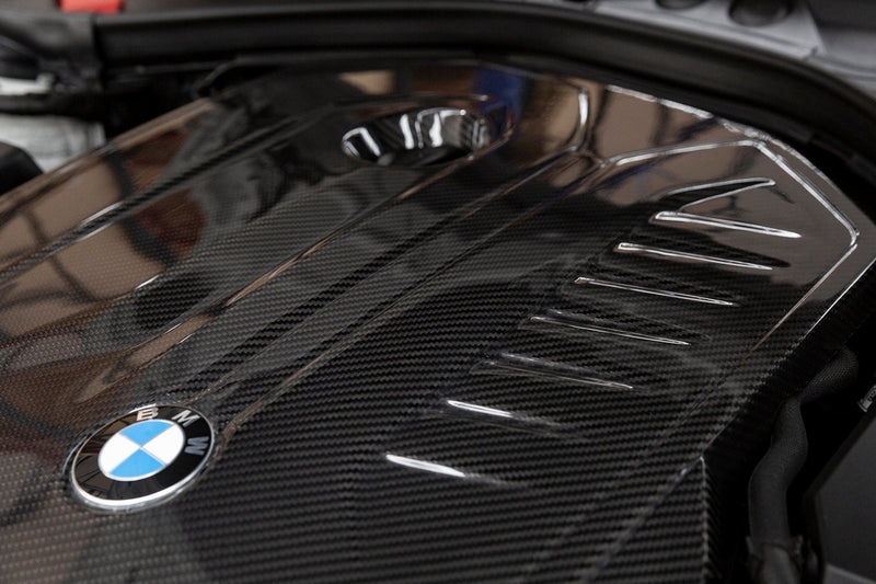 Load image into Gallery viewer, Eventuri BMW B58 Black Carbon Engine Cover
