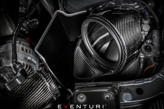 Eventuri BMW F-Chassis N55 Black Carbon Intake System - V2