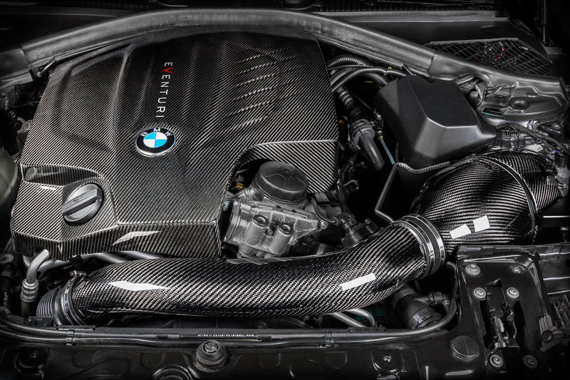 Load image into Gallery viewer, Eventuri BMW F-Chassis N55 Black Carbon Intake System - V2
