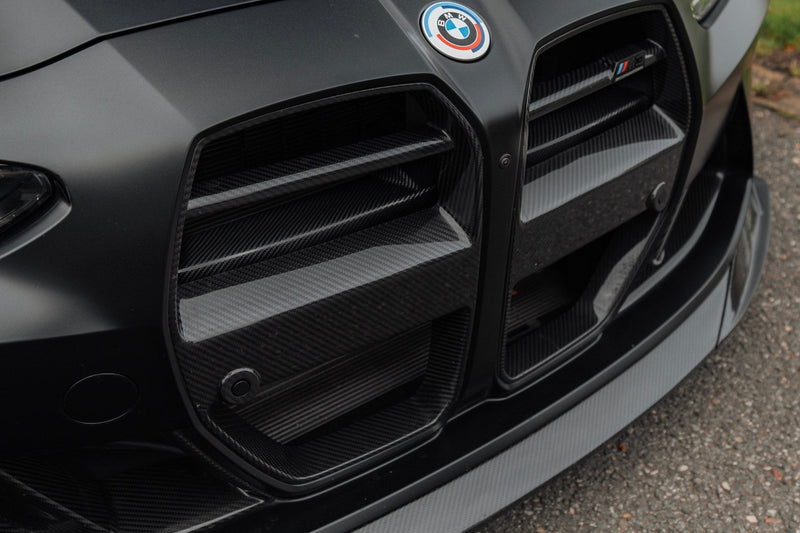 Load image into Gallery viewer, TREVORA G8X M3 / M4 Pre-Preg Carbon Fiber Foam Crash Bar Cover

