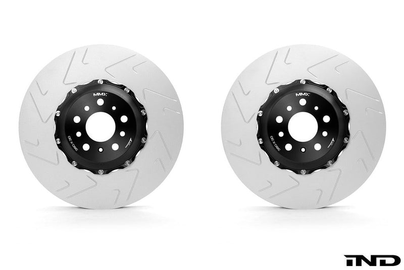 Load image into Gallery viewer, MMX Performance F8X M2 / M3 / M4 2-Piece Floating Rotor Set - Front 380x30mm
