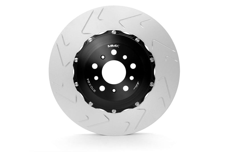 Load image into Gallery viewer, MMX Performance F8X M2 / M3 / M4 2-Piece Floating Rotor Set - Rear 370x24mm
