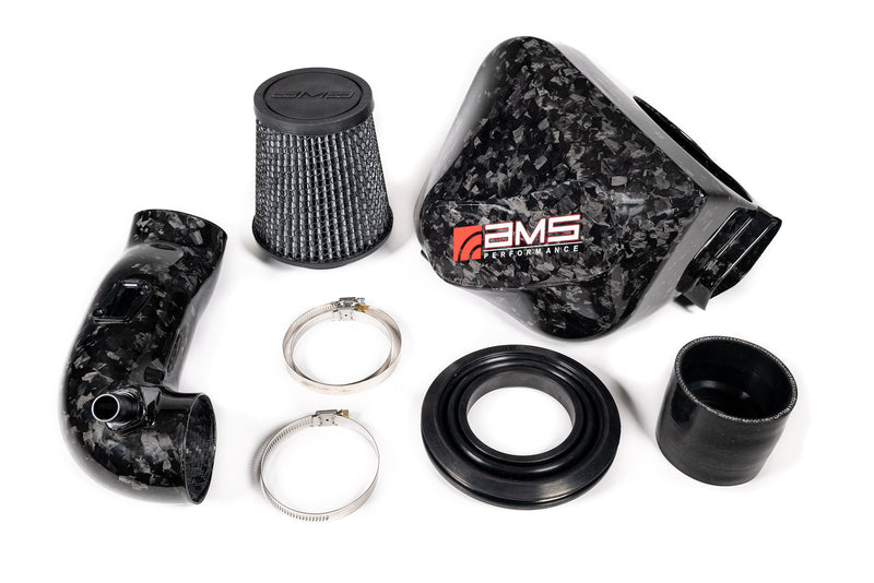 Load image into Gallery viewer, AMS Performance Toyota GR Supra Chopped Carbon Fiber Air Intake
