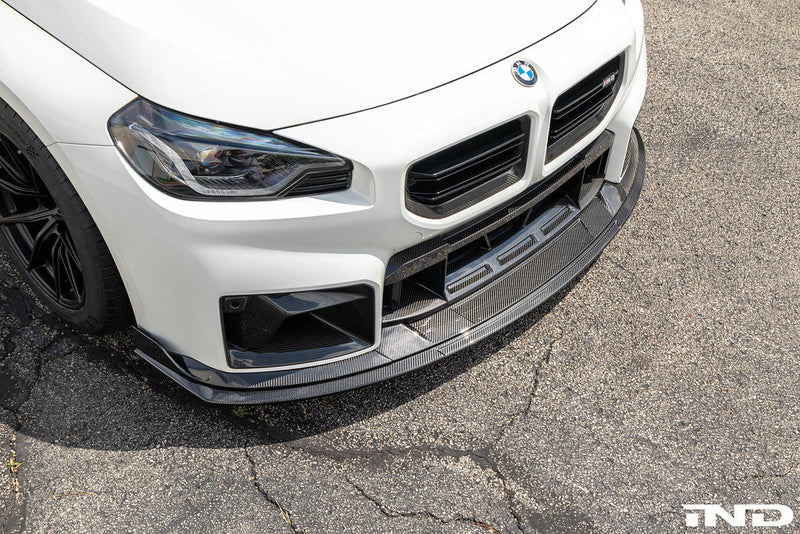 Load image into Gallery viewer, TREVORA G87 M2 TR87 Track Pre-Preg Carbon Fibre Front Splitter
