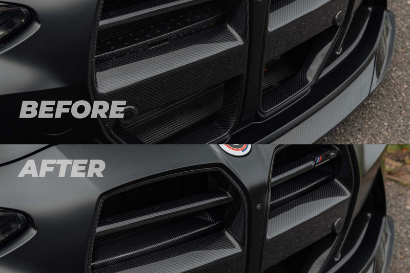 Load image into Gallery viewer, TREVORA G8X M3 / M4 Pre-Preg Carbon Fiber Foam Crash Bar Cover
