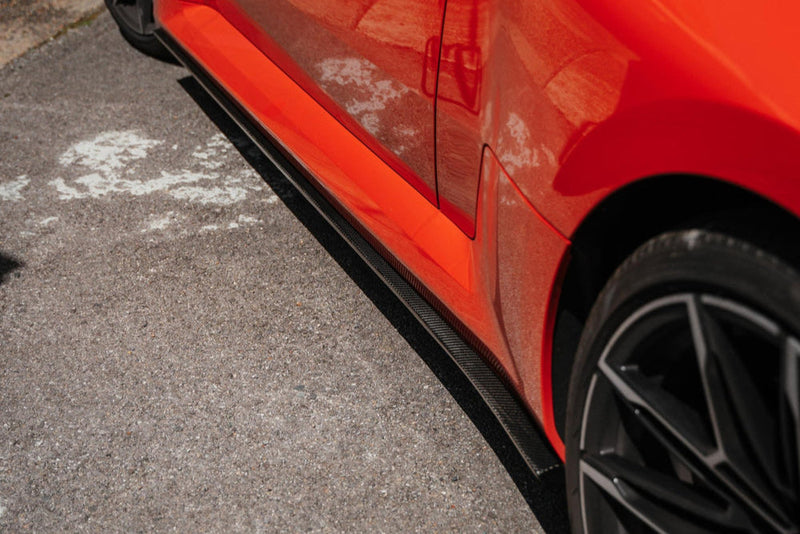 Load image into Gallery viewer, TREVORA G87 M2 Carbon Flat Side Skirt Set
