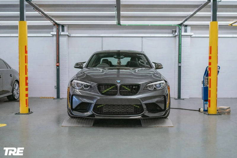 Load image into Gallery viewer, TREVORA BMW F87 M2 OG Pre-Preg Carbon Front Splitter
