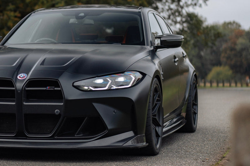 Load image into Gallery viewer, TREVORA G80 M3 Pre-Preg Carbon Fiber PR-1 Side Skirts
