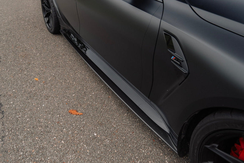 Load image into Gallery viewer, TREVORA G80 M3 Pre-Preg Carbon Fiber PR-1 Side Skirts
