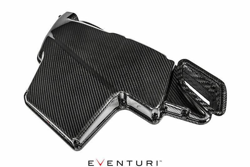 Load image into Gallery viewer, Eventuri BMW E9X M3 (S65) Black Carbon Airbox Lid - Gloss
