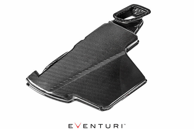 Load image into Gallery viewer, Eventuri BMW E9X M3 (S65) Black Carbon Airbox Lid - Gloss
