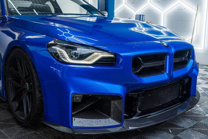 Load image into Gallery viewer, TREVORA G87 M2 TR87 Carbon Flat Front Splitter
