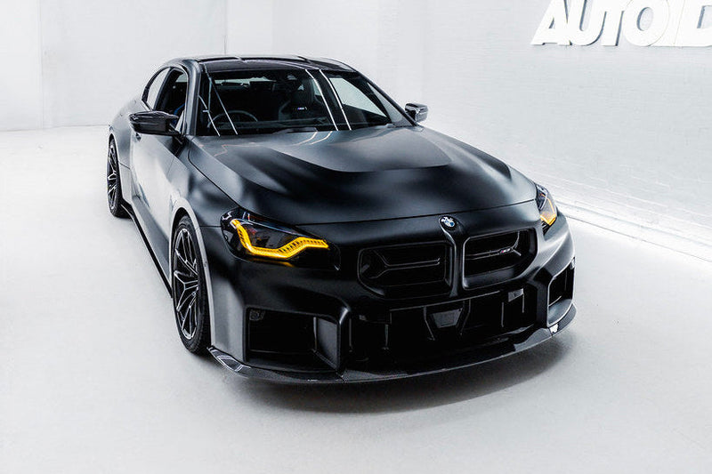 Load image into Gallery viewer, TREVORA G87 M2 TR87 Carbon Flat Front Splitter
