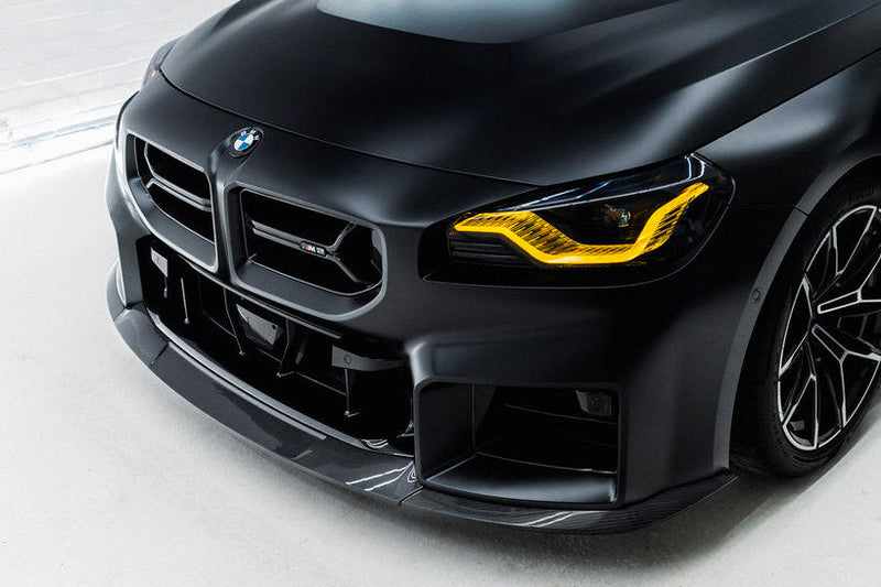 Load image into Gallery viewer, TREVORA G87 M2 TR87 Carbon Flat Front Splitter
