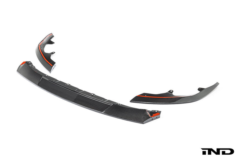 Load image into Gallery viewer, TREVORA G87 M2 TR87 Carbon Flat Front Splitter
