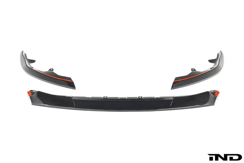 Load image into Gallery viewer, TREVORA G87 M2 TR87 Carbon Flat Front Splitter
