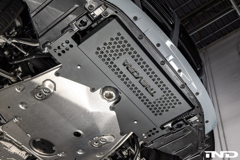 Load image into Gallery viewer, TREVORA G8X M2 / M3 / M4 Metal Skid Plate Under Tray (Oil Cooler Guard)
