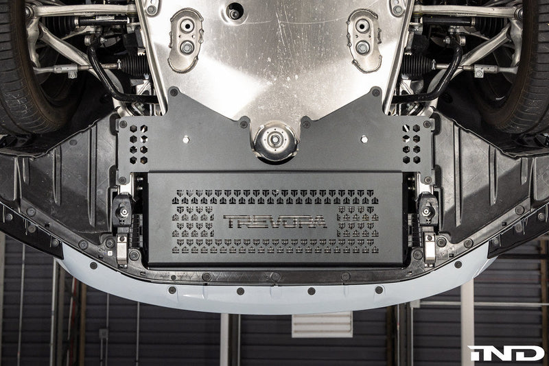 Load image into Gallery viewer, TREVORA G8X M2 / M3 / M4 Metal Skid Plate Under Tray (Oil Cooler Guard)
