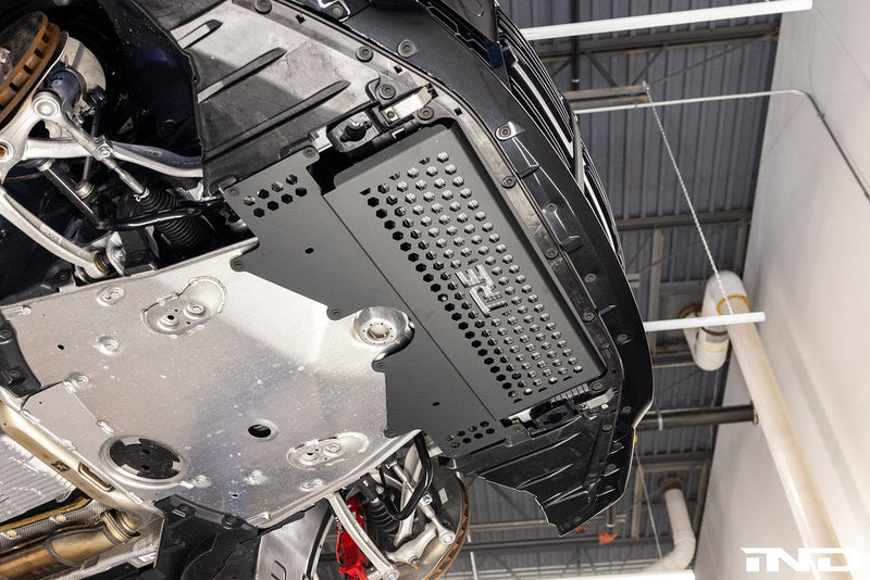 Load image into Gallery viewer, TREVORA G8X M2 / M3 / M4 Metal Skid Plate and Arch Clearance Kit
