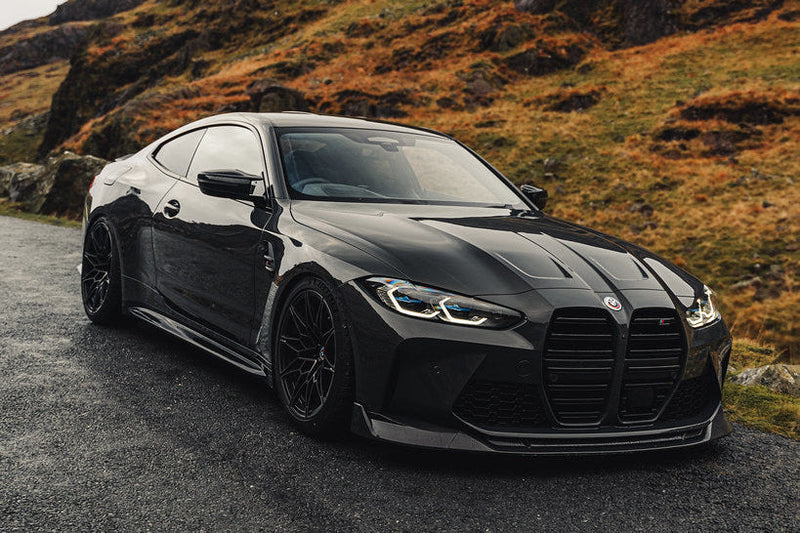 Load image into Gallery viewer, TREVORA G8X M3 / M4 Pre-Preg Carbon Fiber ID-01 Front Splitter
