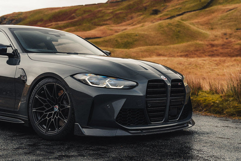 Load image into Gallery viewer, TREVORA G8X M3 / M4 Pre-Preg Carbon Fiber ID-01 Front Splitter

