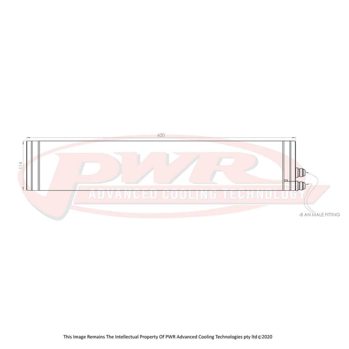 PWR Advance Cooling Technology 32mm Performance Elite Series Trans Oil Cooler Kit